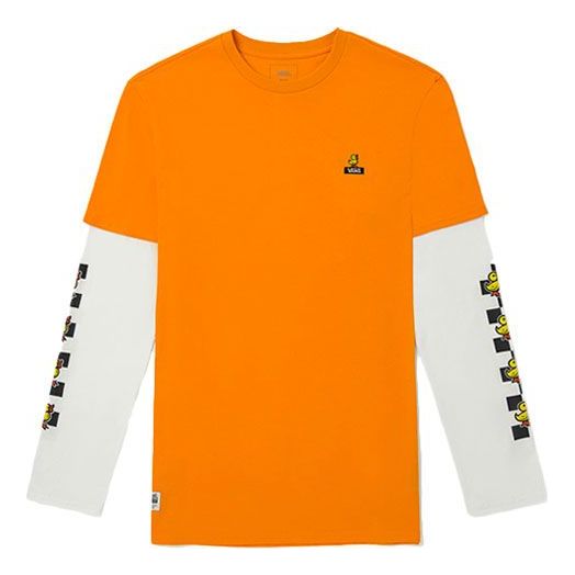 Tričko Vans Long Sleeve T-Shirt Oranžová | VN0A54MS183