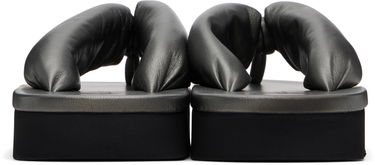 Starostlivosť o obuv Rick Owens Rick Owens Hollywood Lambskin Flip-Flops Šedá | RP01E7811 LLPM, 1