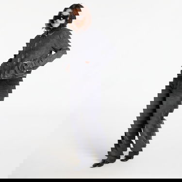 Bunda Samsoe Samsoe Sanarinna Washed Denim Zip Jacket Čierna | F25400008_CLR002076, 4