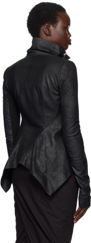 Bunda Rick Owens Rick Owens Hollywood Naska Biker Leather Jacket Čierna | RP01E7743 LBA, 2