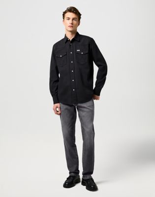 Džínsy Wrangler Texas Slim Medium Stretch Jeans 42x32 Šedá | 112371656:42:32, 1