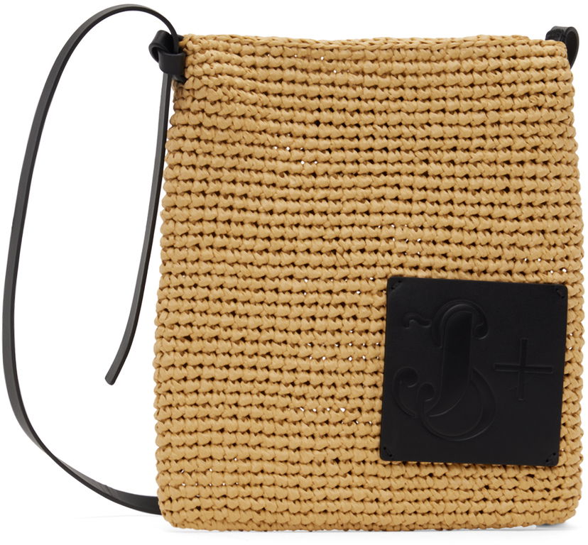 Taška cez rameno Jil Sander Crochet Crossbody Bag Béžová | J42WG0018_P6657