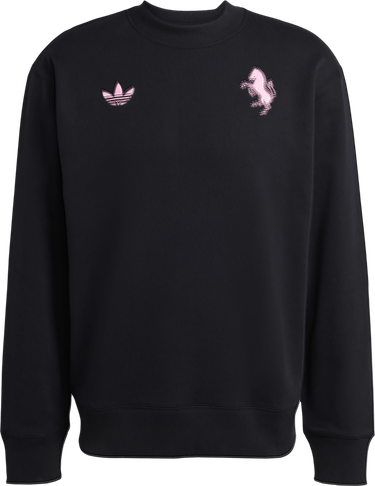 Mikina adidas Originals Originals FC Juventus Turin Lfstlr Crewneck Sweatshirt Čierna | kc7798, 0