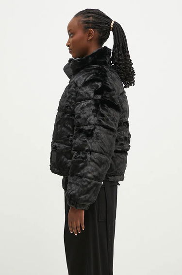 Prešívaná bunda Alpha Industries Fur Puffer Jacket Čierna | 148002, 1