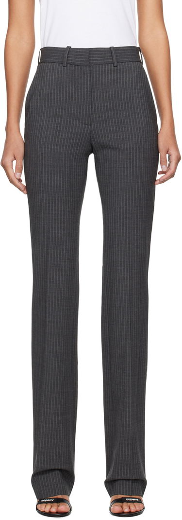 Nohavice Coperni Coperni Pinstripe Tailored Trousers Šedá | COPP76140, 0