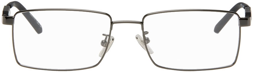 Slnečné okuliare Balenciaga Rectangular Glasses Šedá | BB0118O-001, 0