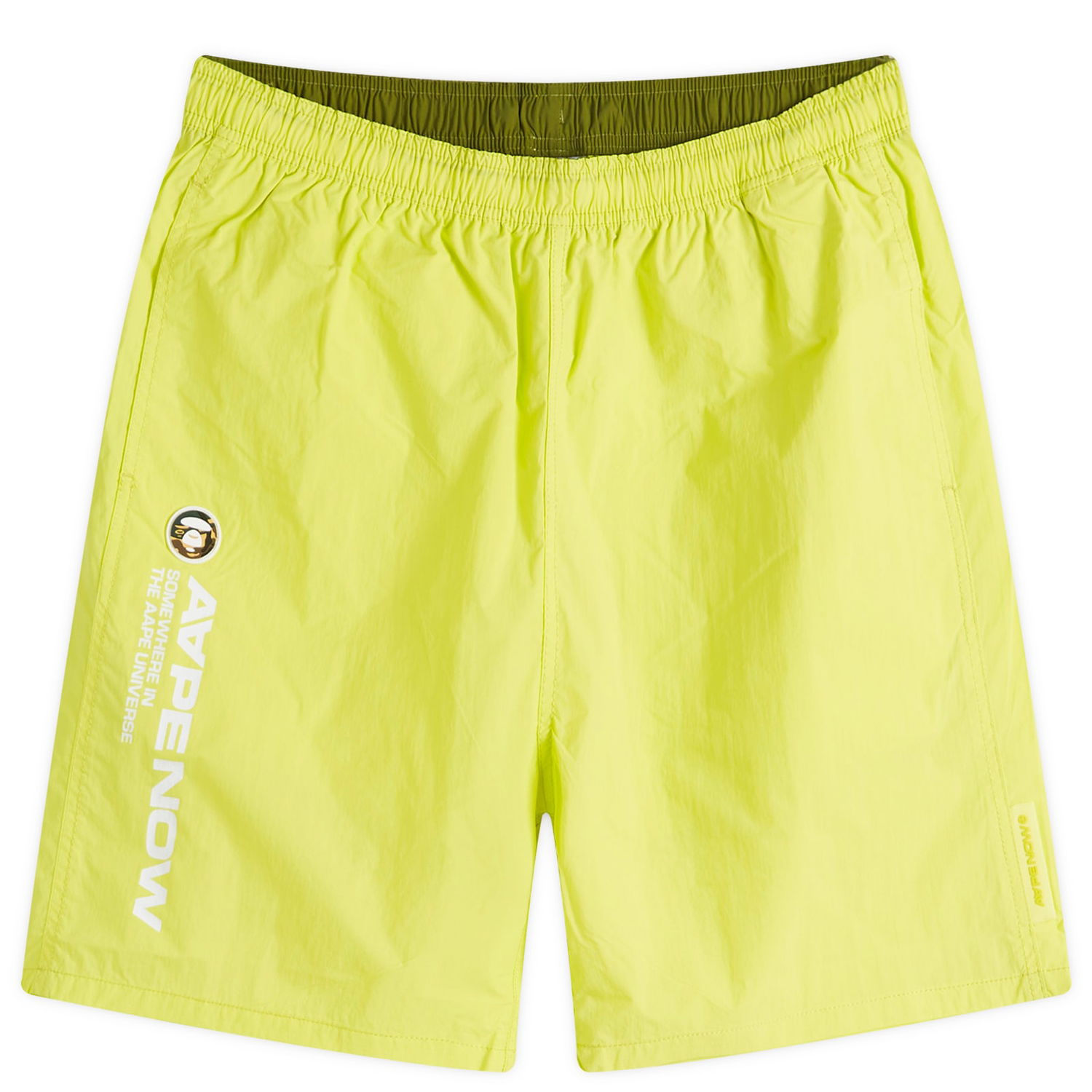 Šortky AAPE by A Bathing Ape AAPE Nylon Shorts, Size Large Zelené | AAPSPMA669XXMYEN, 0