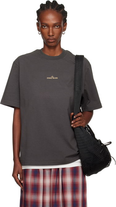 Tričko Stone Island Stone Island Combed Organic Cotton Jersey T-Shirt Šedá | K2S15 2100037 S0197, 0