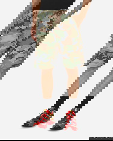 Šortky Stüssy Ripstop Cargo Beach Shorts Zelené | 112297E CAMO, 0