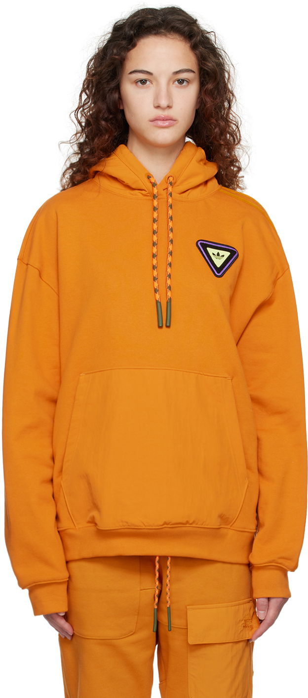 Mikina adidas x IVY PARK IVY PARK Patch Hoodie Oranžová | HR2340