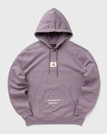 Mikina Nike LA LAKERS COURTSIDE STATEMENT FLEECE HOODIE Fialová | FV8254-524, 0
