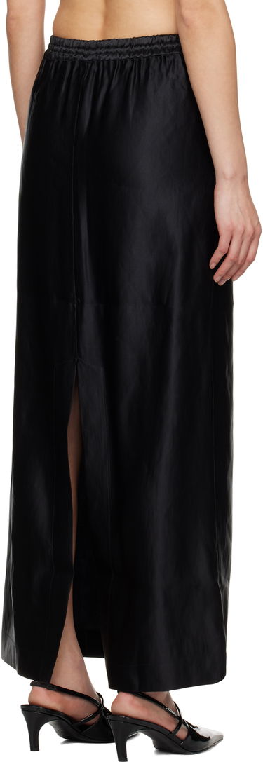 Sukňa Loulou de Saison Loulou de Saison Liam Maxi Skirt Čierna | LIAM, 2