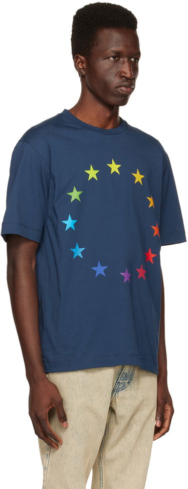 Tričko Études Études Wonder Europa T-Shirt Modrá | E23MM112A00743, 1