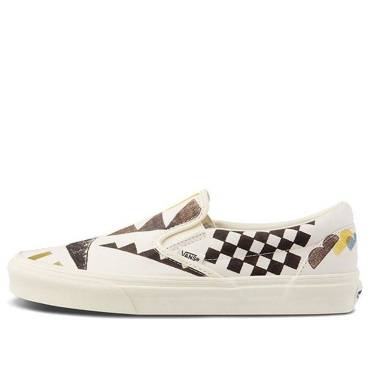 Tenisky a topánky Vans MoMA x Classic Slip-On Biela | VN0A4U381ID, 0