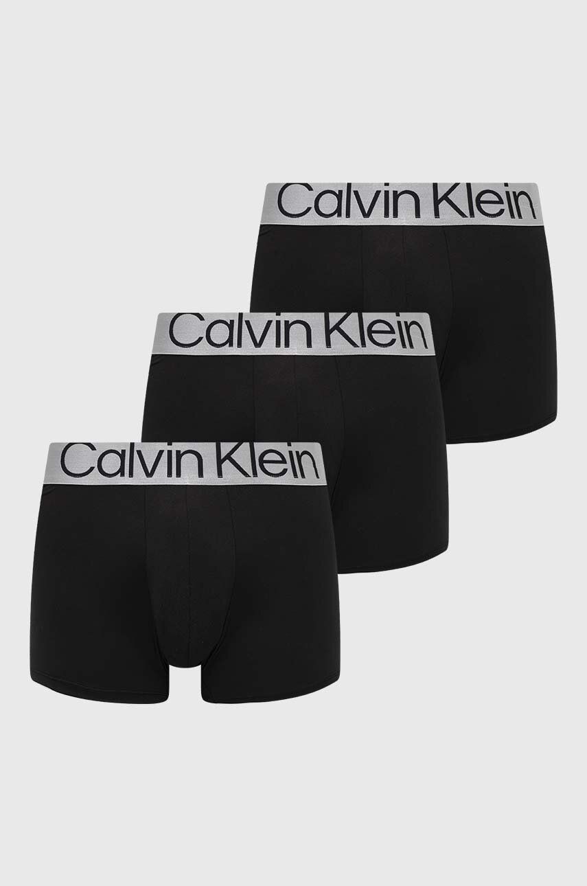 Boxerky CALVIN KLEIN Boxers 3-pack Čierna | 000NB3075A.PPYX, 0