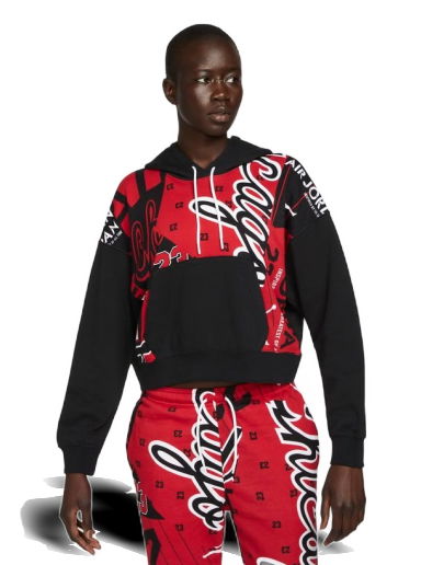 Mikina Jordan Jordan Fleece All-over Printed Hoodie Rôznofarebný | DD9295-010