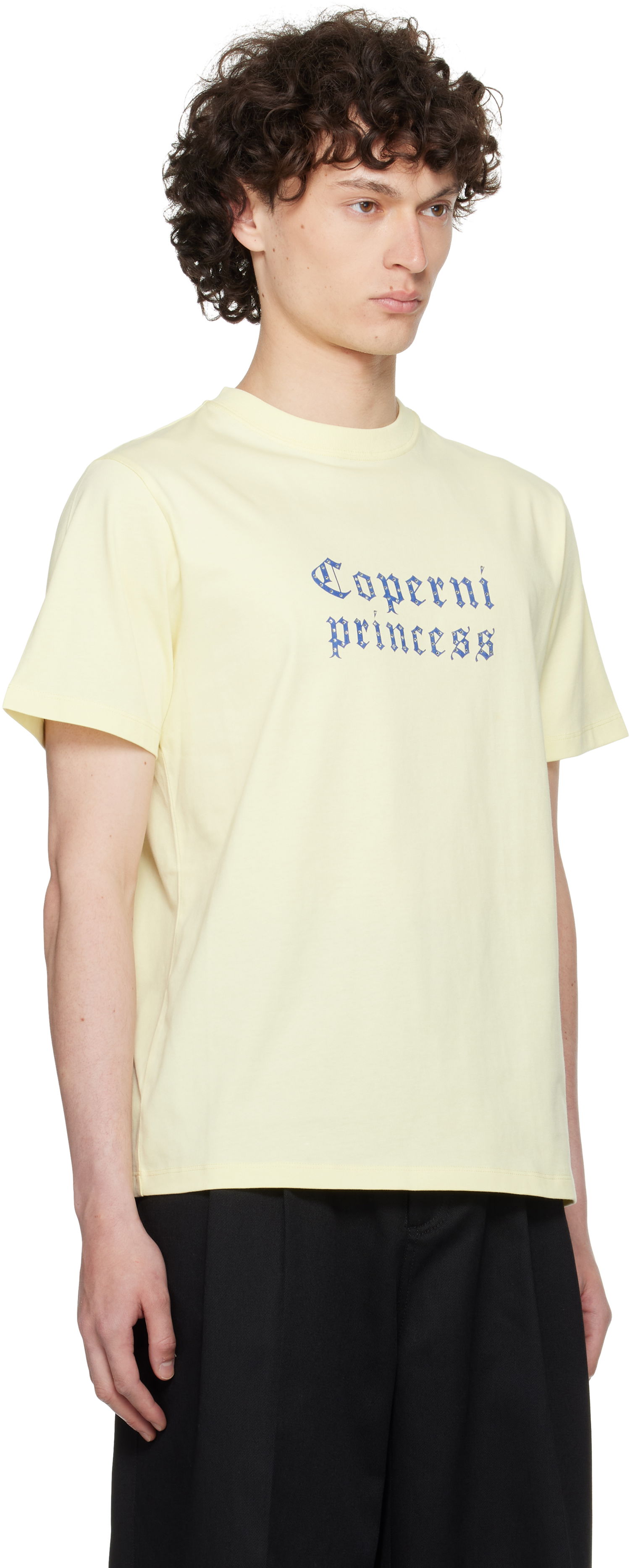 Tričko Coperni Coperni Princess Slim-Fit T-Shirt Žltá | DJS03CRF5017, 1
