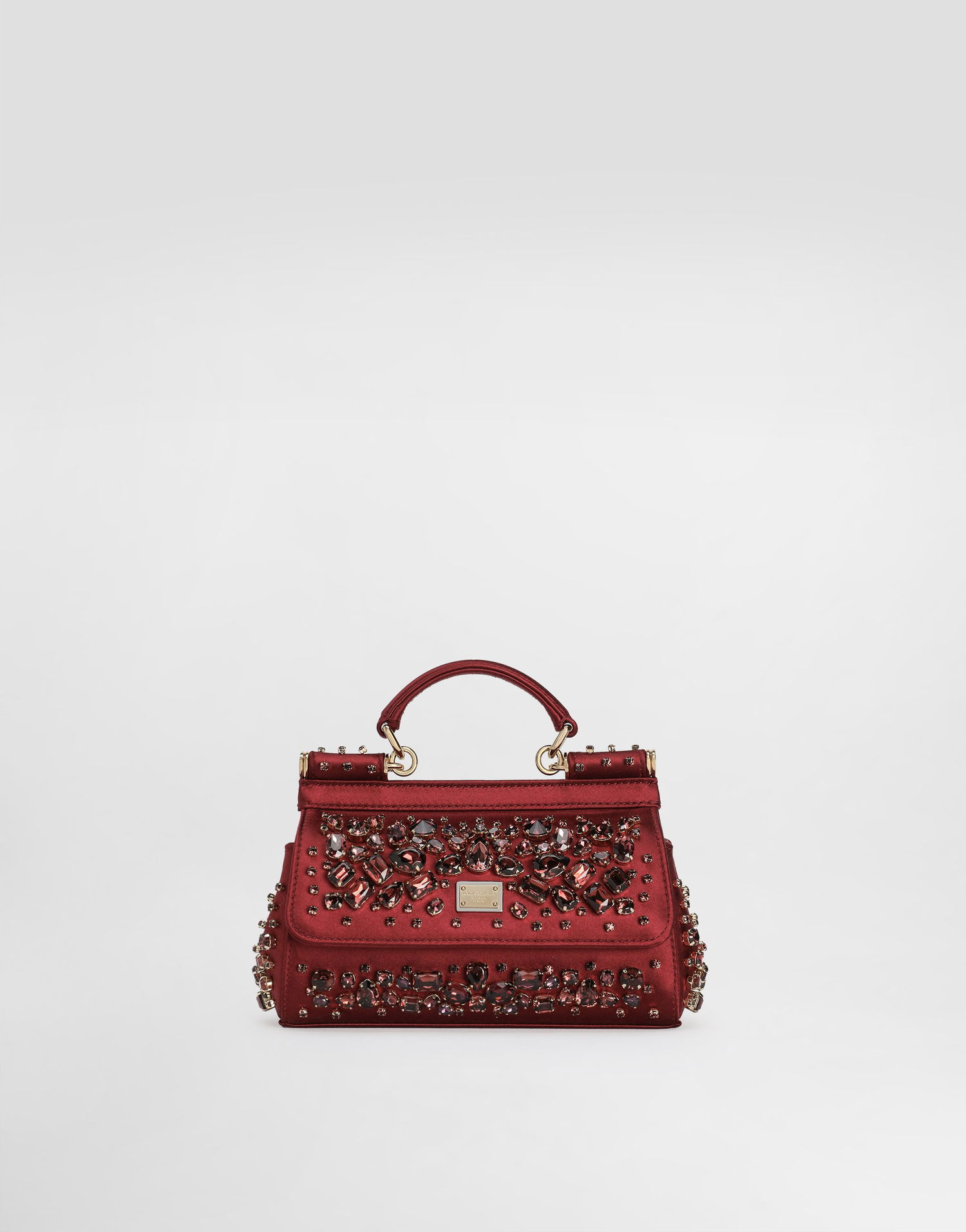 Kabelka Dolce & Gabbana Small Sicily Embellished Handbag Červená | BB7116C9S4880305, 0