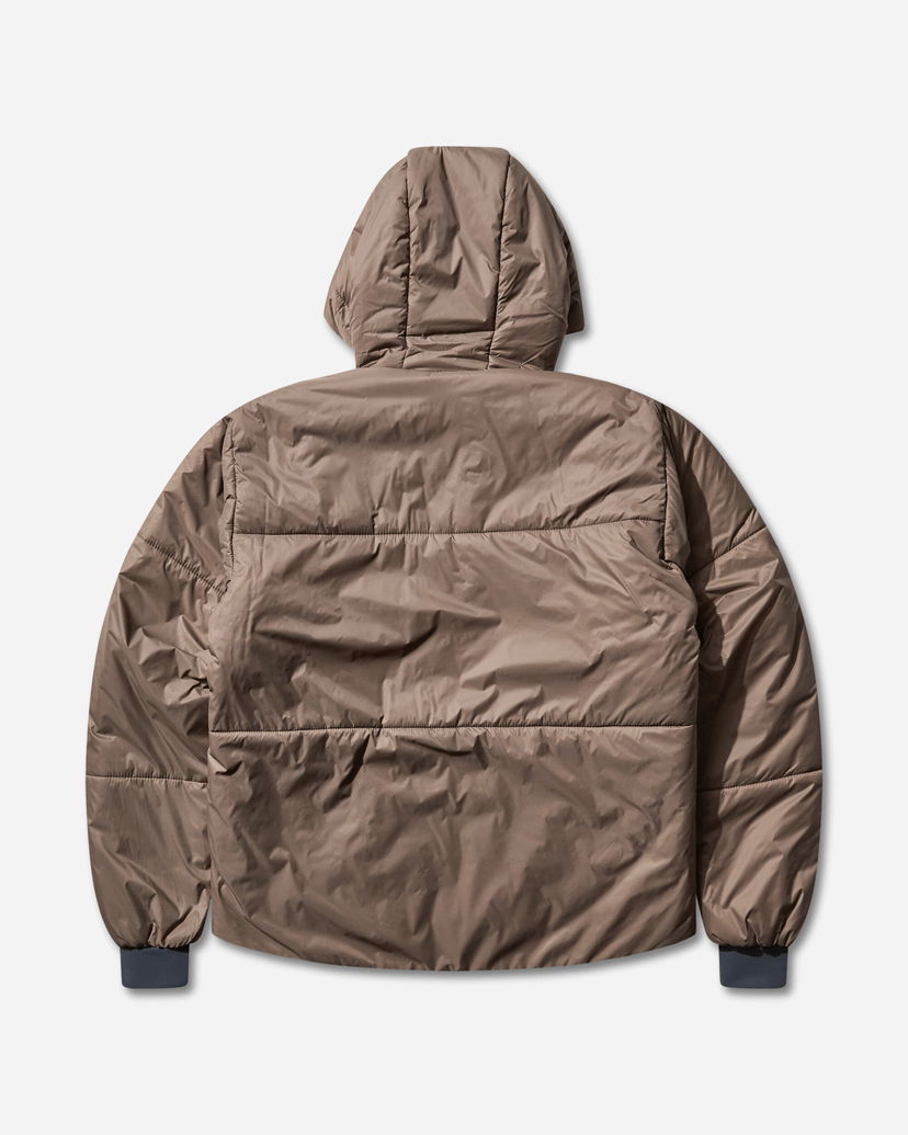 Prešívaná bunda GR10K Hooded Puffer Jacket Hnedá | CG331194DQ57 57