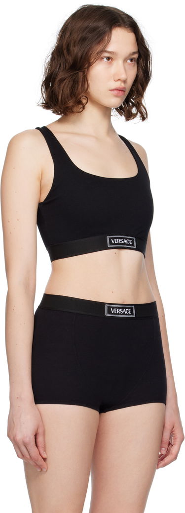 Podprsenka Versace Versace 90s Elastic Bra Čierna | 1015880_1A12037, 1