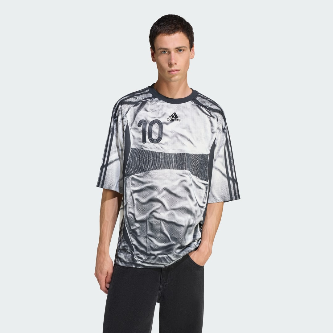 Dres adidas Performance Adilenium Season 4 Teamgeist Printed T-Shirt Šedá | KF8523, 0
