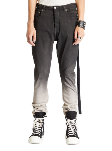Džínsy Rick Owens Detroit Cut Jeans Šedá | DU02C5366 SBEDE 19D