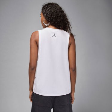 Tielko Jordan Flight Sleeveless Graphic Tee Biela | HV0223-100, 2
