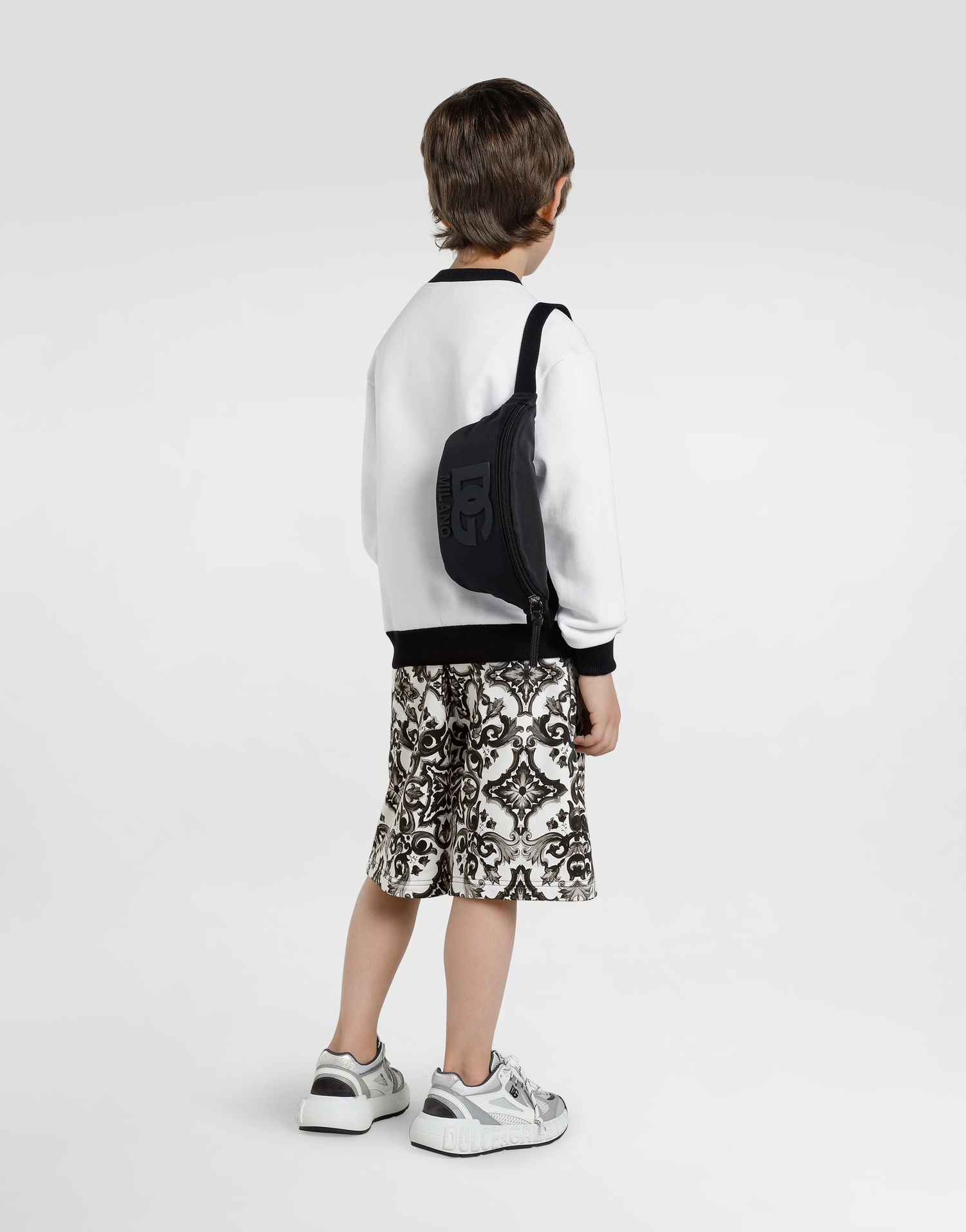 Ľadvinka Dolce & Gabbana Nylon Waist Bag With DG Rubber Patch Čierna | EM0072AU92780999, 1