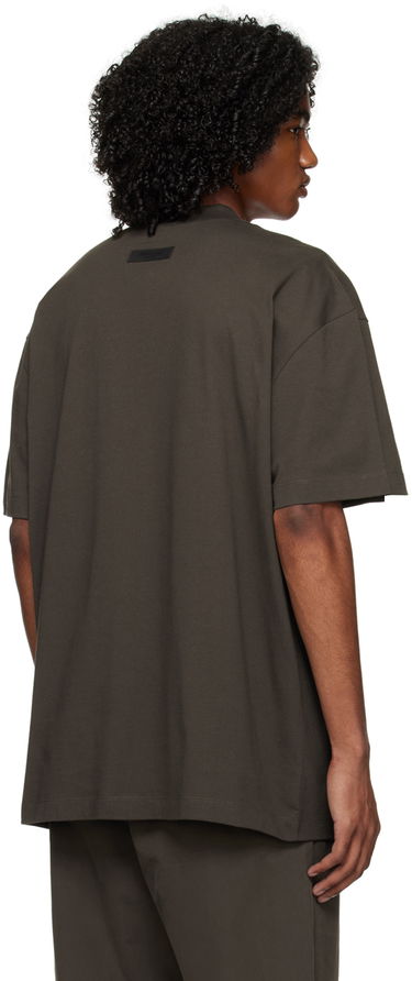 Tričko Fear of God Fear of God ESSENTIALS Crewneck T-Shirt Hnedá | 125BT222000F, 2