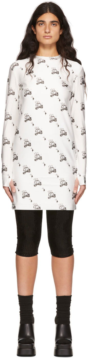 Šaty We11done Printed Mini Dress Biela | WD-TO1-22-572-W-WH, 0