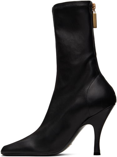 Tenisky a topánky Khaite KHAITE Eva Mid Calf Boots Čierna | F1097-836, 2