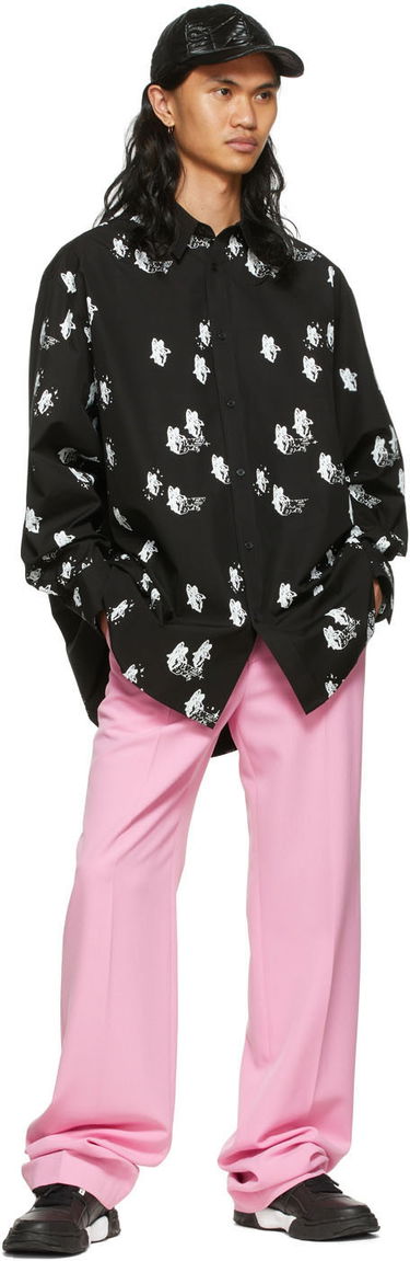 Košeľa We11done Angels Print Shirt Čierna | WD-BL1-22-213-U-BK, 3