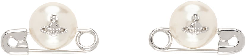 Náušnice Vivienne Westwood Jordan Earrings Metalická | 6201035F-02P154-