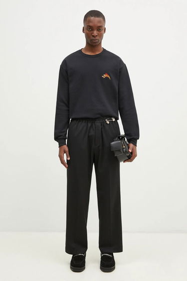 Mikina WACKO MARIA Crewneck Sweatshirt with Tiger Embroidery Čierna | 24FW-WMC-SS18, 4