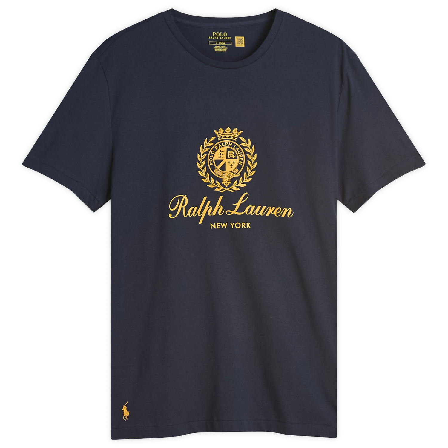 Tričko Polo by Ralph Lauren Ralph Lauren Crest Logo T-Shirt, Size Large Navy | 710978032-NVY, 1