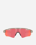 Matte Grey Sports Sunglasses With Red Lenses