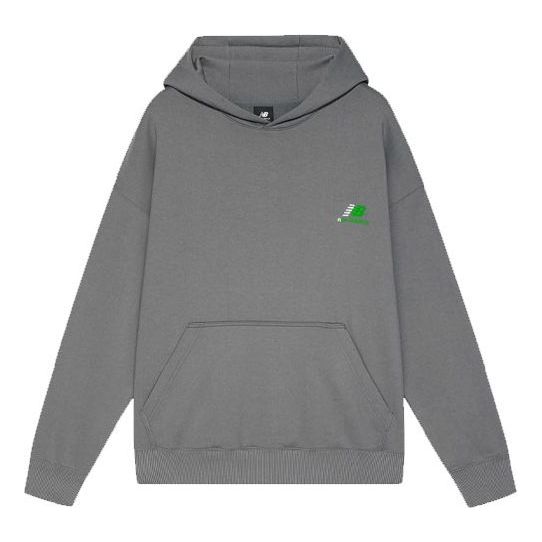 Mikina New Balance Nice Rice Logo Hoodie Šedá | AMT22385-SYA