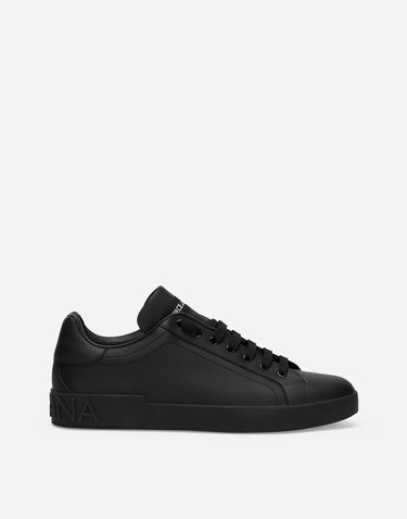 Tenisky a topánky Dolce & Gabbana Calfskin Portofino Čierna | CS1772A106580999, 0