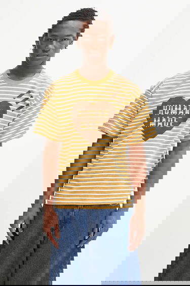 Tričko Human Made Human Made Knitted T-Shirt Žltá | HM29CS031, 0