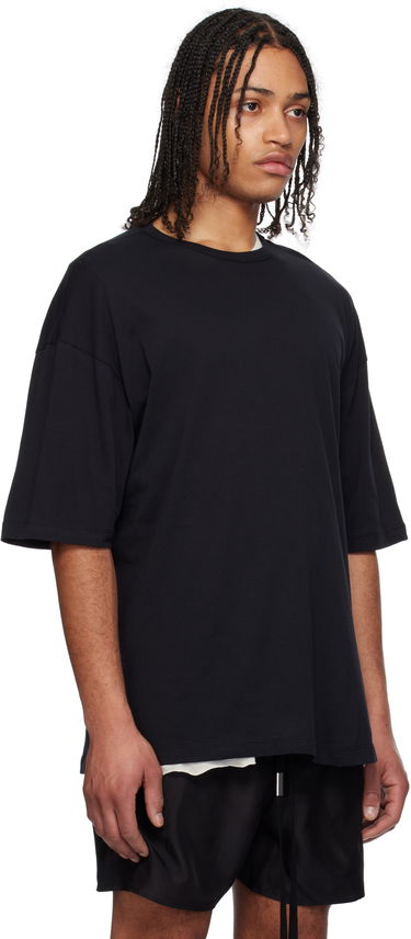 Tričko Ann Demeulemeester Ann Demeulemeester Dieter 'Sunset Bleeding' High-Comfort T-Shirt Čierna | 2510-M-JTS06-39-FA206-099, 1