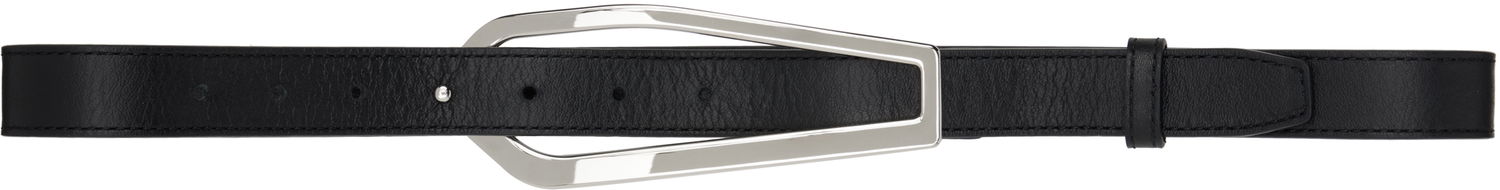 Opasok KIKO KOSTADINOV Kiko Kostadinov Margutta Leather Belt Čierna | KKAW25ACC07-125, 0
