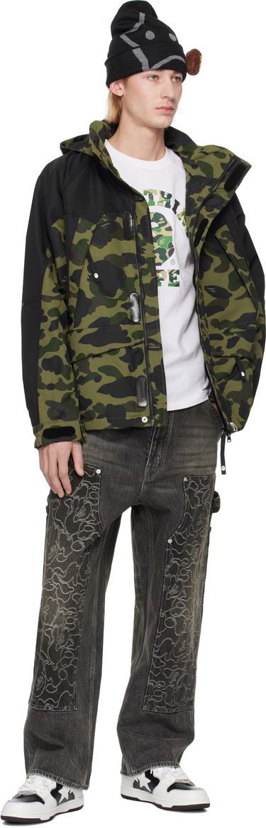 Džínsy BAPE Camo Patch Relaxed Fit Jeans Čierna | 001DPK801306M, 3