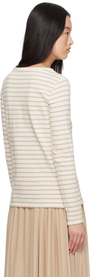 Sveter Max Mara Weekend Max Mara Erasmo Striped Long Sleeve T-Shirt Béžová | 2515941061600, 2