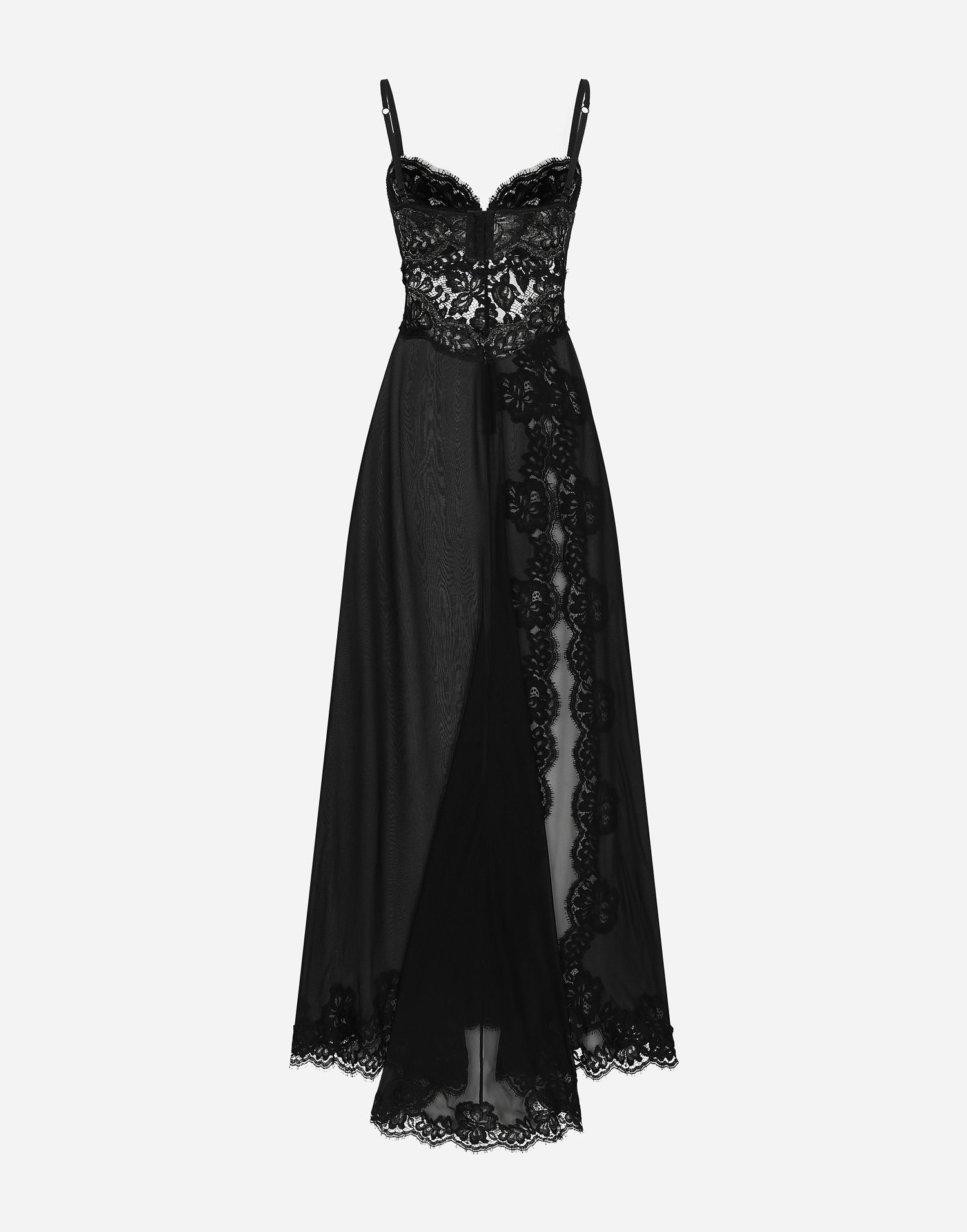 Šaty Dolce & Gabbana Slip Maxi Dress Čierna | F6JMETFU1ATN0000, 1