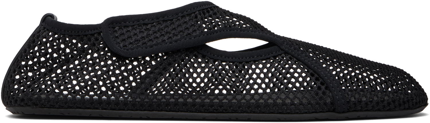 Tenisky a topánky Alaïa ALAÏA Fishnet Ballerina Flats Čierna | AA3A065TK050, 0
