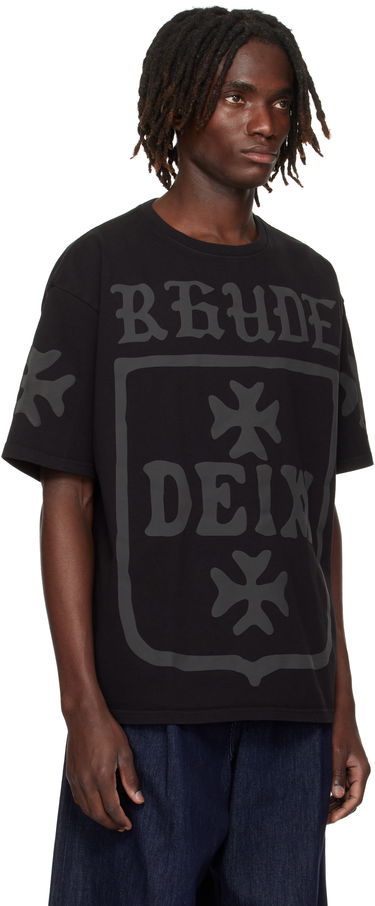 Tričko Rhude Rhude 'Deix' Shield Oversized T-Shirt Čierna | RHPF25TT08012, 1