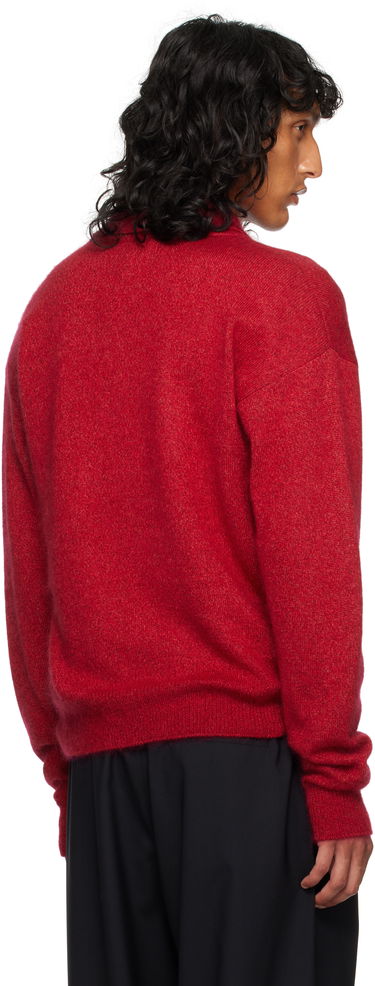 Sveter The Row Gere Knit Polo Sweater Červená | 625-Y872, 2