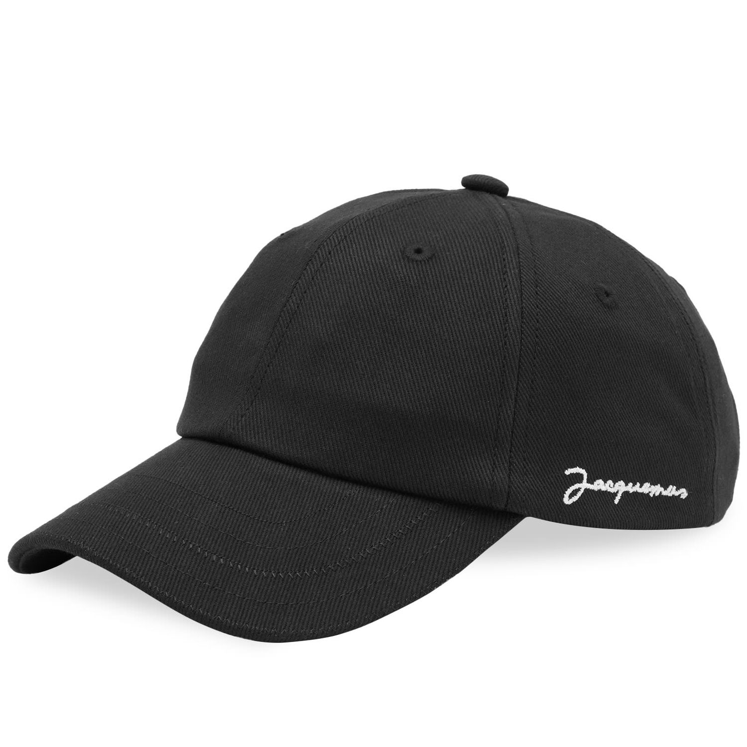 Šiltovka Jacquemus Script Logo Cap Black Čierna | 22E216AC009-5001-990, 0
