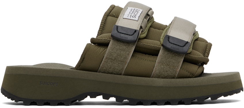 Tenisky a topánky SUICOKE Moto-Puffab Zelené | OG-056PUFF-TRab, 0