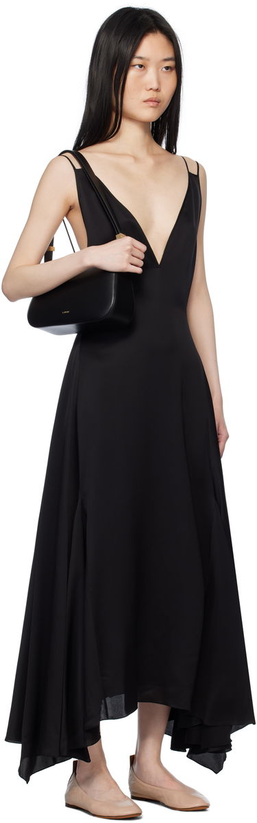 Šaty LANVIN Lanvin Silk Bowling Midi Dress Čierna | RW-DR0182-6041-P25, 1